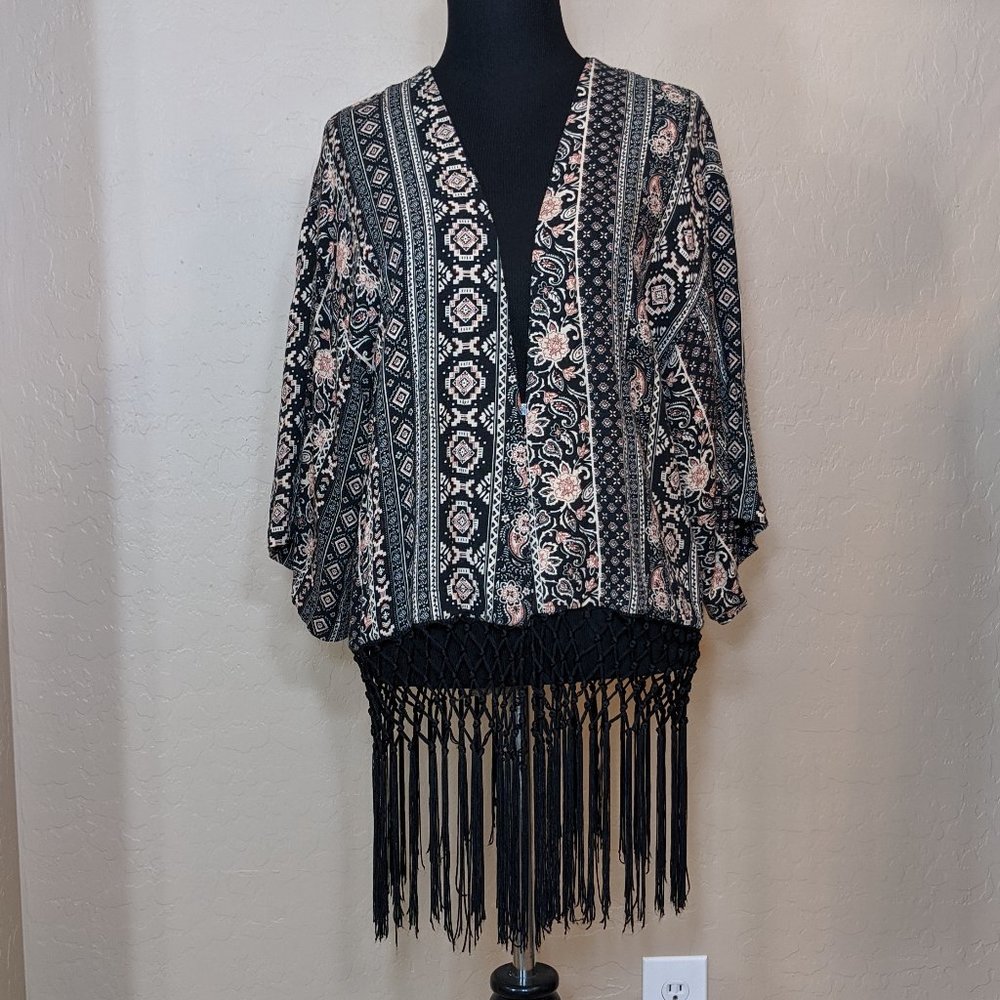 BOGO 1/2 Off / Sugarlips / BoHo Cardigan w/ Fringe